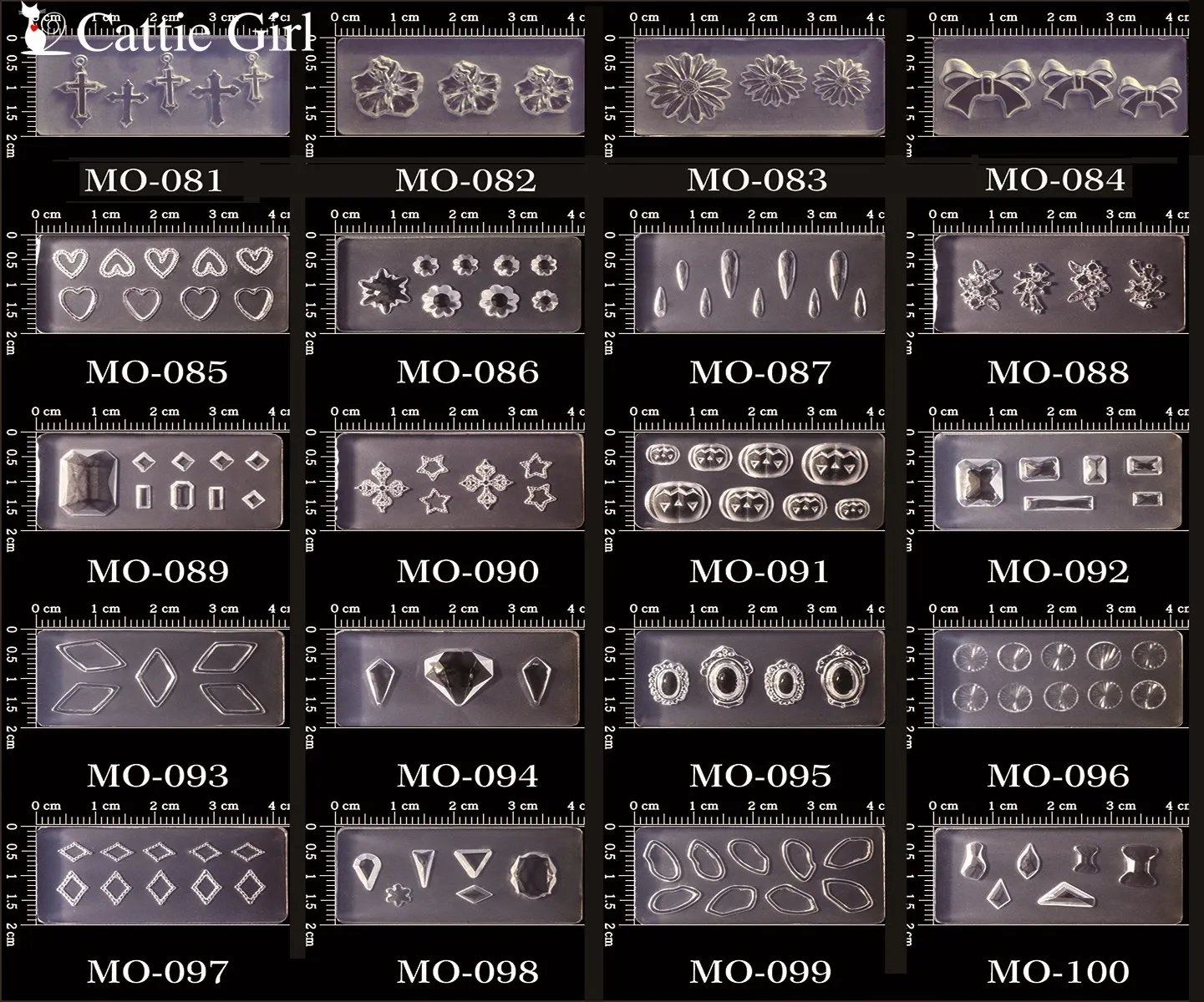 3D Mould Nail Art Molds - wide 2