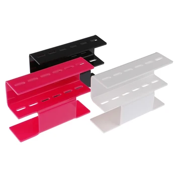 

HOT Acrylic 6 Holes Eyelash Tweezers Storage Rack Eyelash Lash Extension Tools Holder Stand Organizer Nail Beauty Tools Shelf