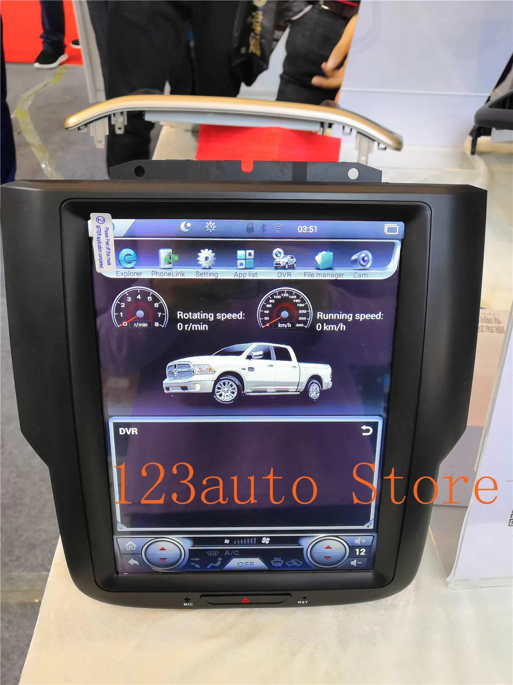 10,4 ''Tesla стиль Android 8,1 авто без DVD gps навигация плеер Радио для Dodge ram 1500- ips PX6 стерео carplay