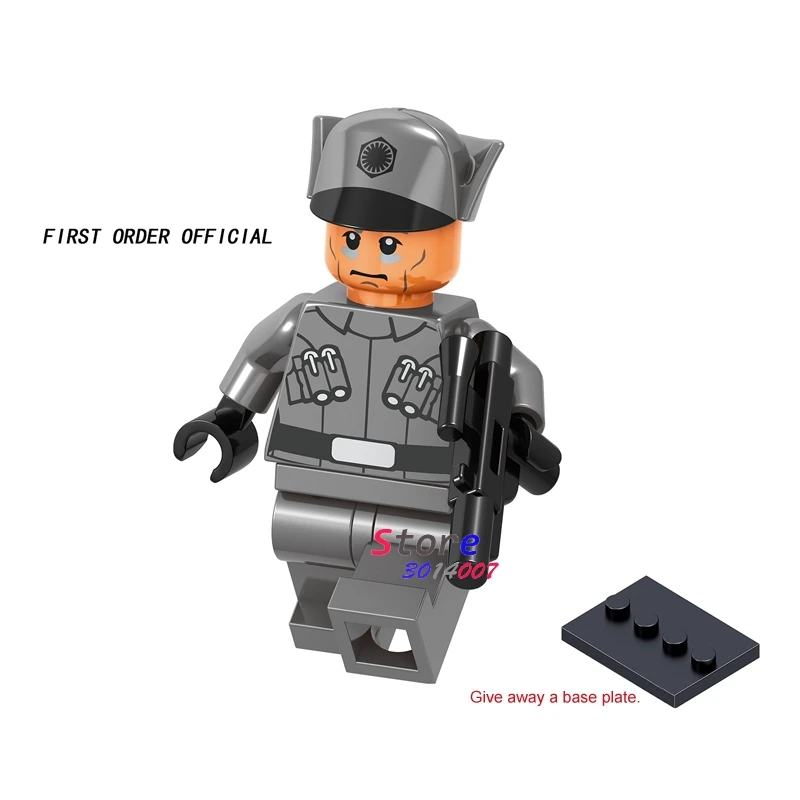 JC025 Одиночный Sergeant Maz Kannata Snoke Pong Krell Строительный Блок игрушка для детей фигурки - Цвет: JC025