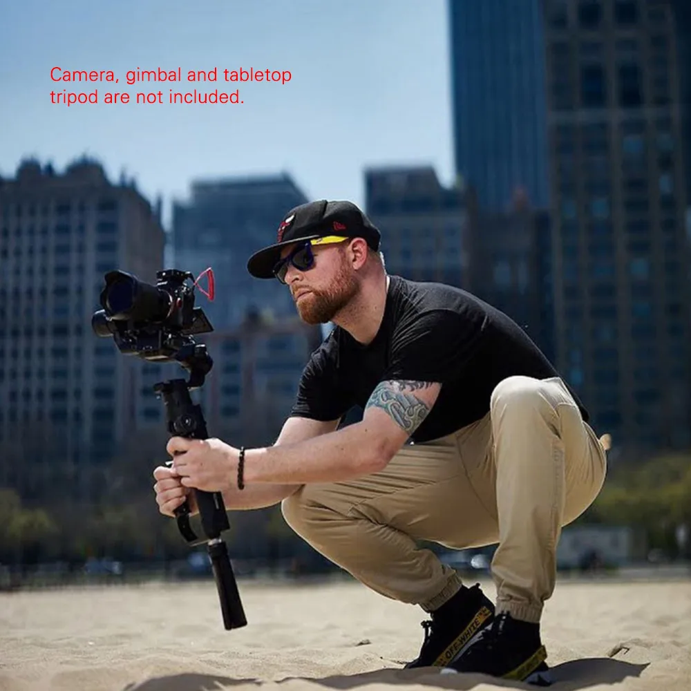 DF DIGITALFOTO M-0667II Универсальный L кронштейн с холодным башмаком для DJI Zhiyun FeiyuTech MOZA и более одной ручкой Gimbals