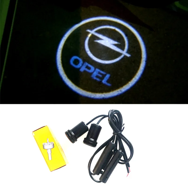

2X Laser Logo Projector LED Car Door Light For Opel Astra H G J Corsa D C B Zafira Vectra C Mokka Vectra Omega Vivaro Omega