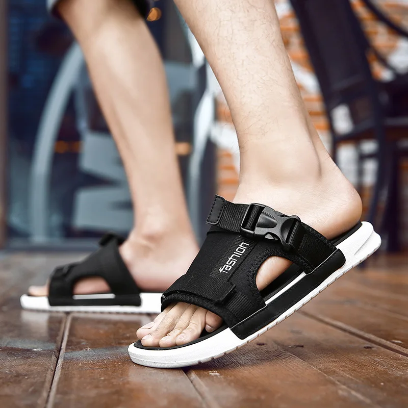 

2019 Summer New Style Slipper Men's Trend Korean-style Cool Sandals Outdoor Slippers Casual Shoes Fashion