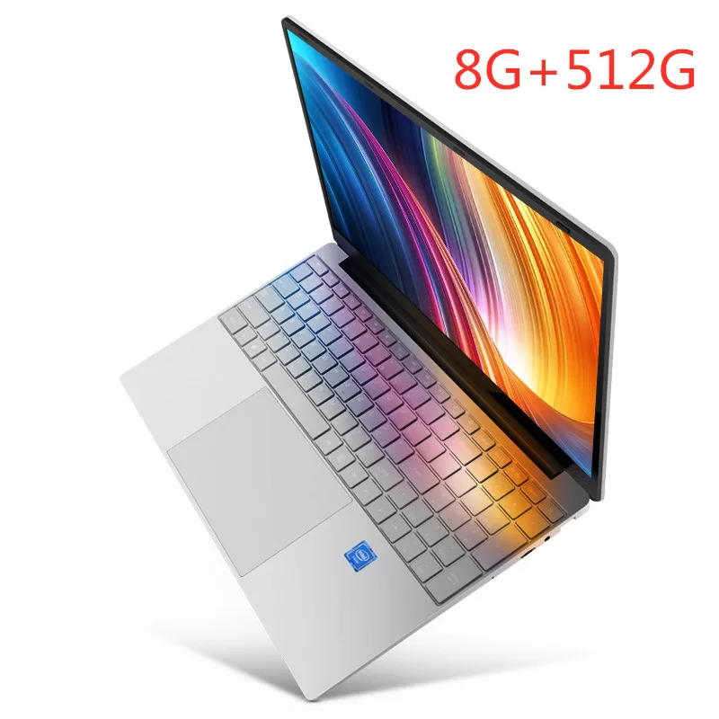 15," ультратонкий ips ноутбук Intel Core i3-5005U DDR3 8G+ 64G/128G/256G M.2 SSD Windows 10 64-бит 1080P Bluetooth 4,0 WiFi ноутбук - Цвет: 8G 512G Silver