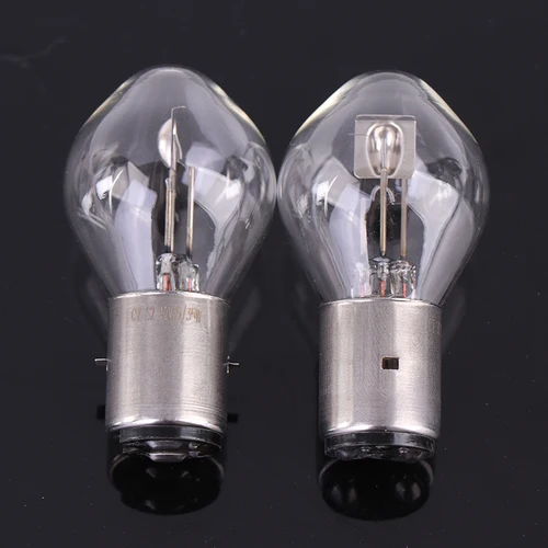 2PCS 할로겐 헤드 램프 전구 ATV 오토바이 스쿠터 조명, 12V 35W B35 BA20D 모터 5