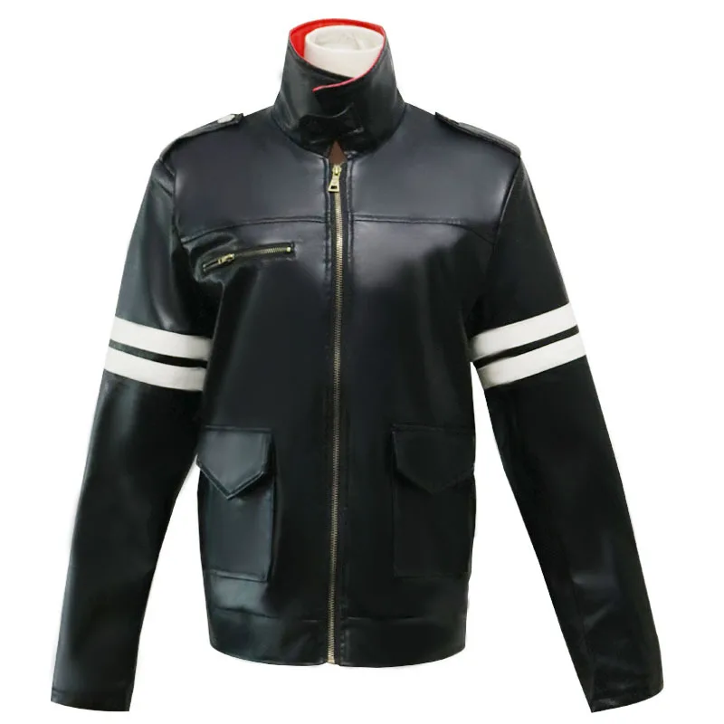 Leather coat Лидер продаж, прототип игры, кожаная куртка для косплея, пальто Alex Mercer, прототип, одежда для косплея для мужчин, костюм для взрослых - Цвет: Leather coat
