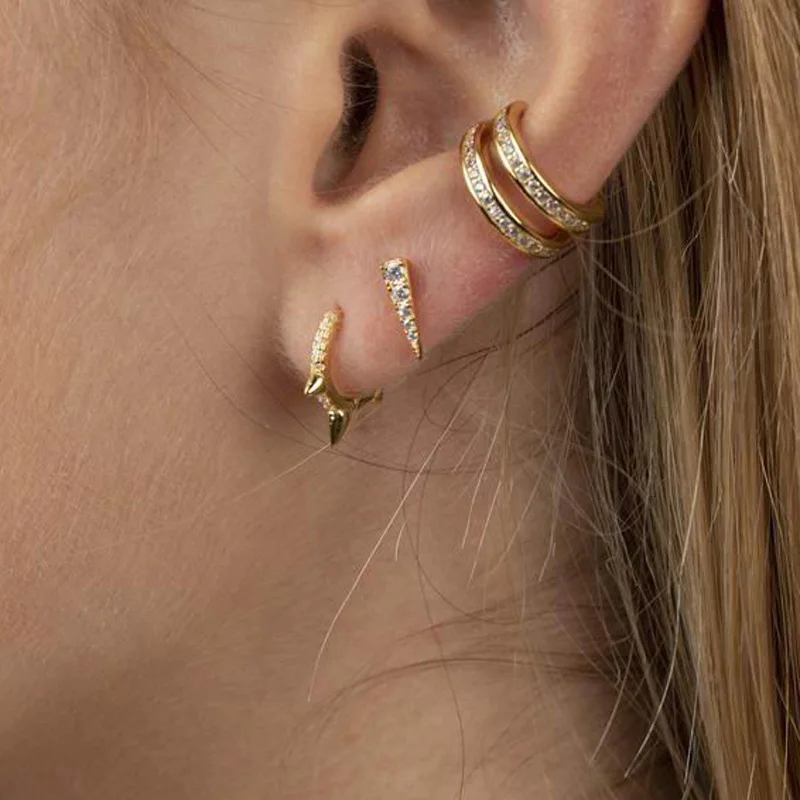 Женские серьги кольца из серебра 100% пробы 10 мм|circle earrings|earrings 925 silver hoopswomen hoops |