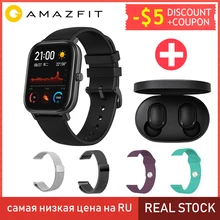 Глобальная версия Amazfit GTS Смарт-часы для мужчин и женщин 5ATM водонепроницаемые часы для плавания под давлением для Xiaomi Android Phone IOS