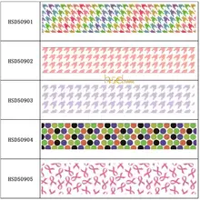 HSDCraft 22 мм 25 мм 38 мм 50 мм 75 мм hsd-дизайн на заказ Чехол с принтом HT на корсажной ленте 10 ярдов/рулон