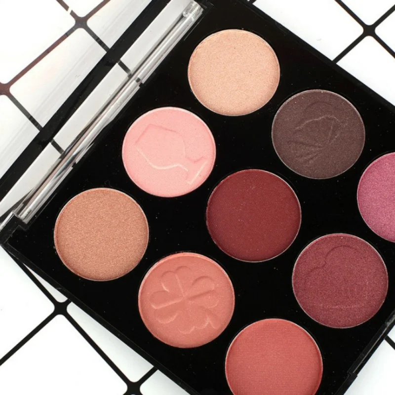 Smudge-proof Easy To Color 9 Color Eye Shadow Makeup Palette Color Eyeshadow Powder Waterproof Maquiagem