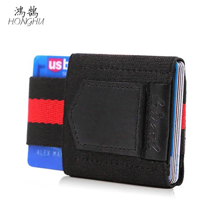 

Ultra-Thin Elastic Band Genuine Leather Card Bag Cowhide Pull-out Card Clamp Wallet Elasticity Wallet