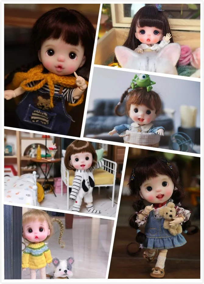 Кукла OB11 на заказ 1/8 BJD куклы OB голова DIY Полимерная глина 201911276 Куклы  | Куклы -4000410020435