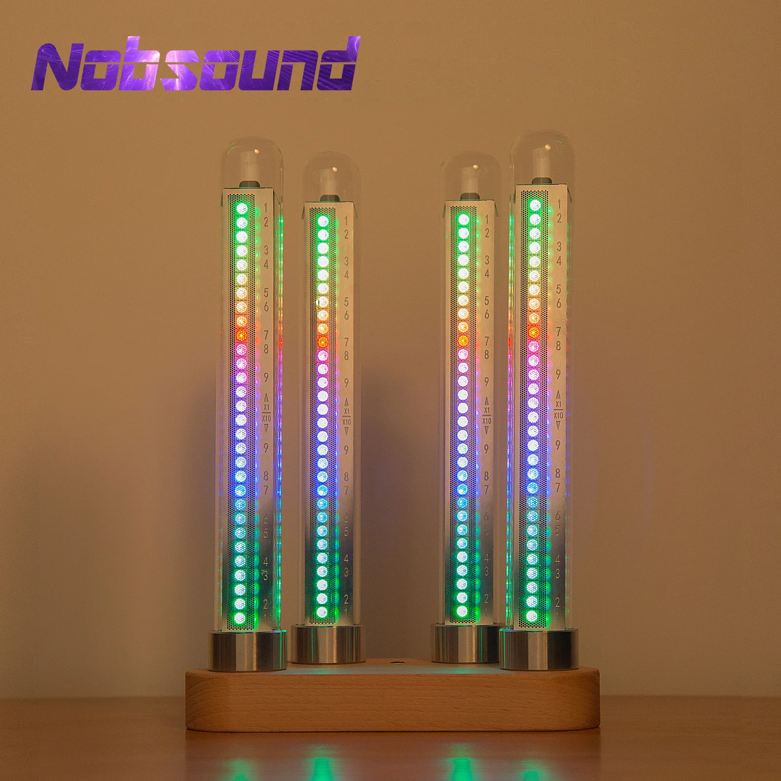 Nobsound красный зелёный синий светодиодный измеритель уровня звука домашний декор