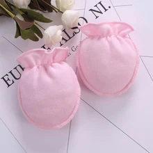 Дышащие повседневные модные милые Мультяшные перчатки с защитой от захвата для новорожденных детей, варежки на полный палец для девочек