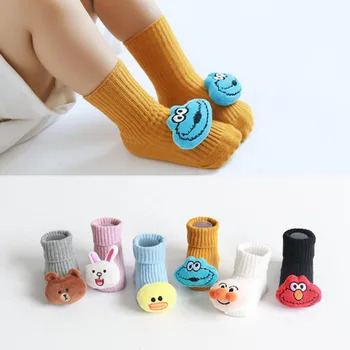 

Cartoon Newborn Baby Boys Girls Socks Soft Comfortable Spring Autumn Socks