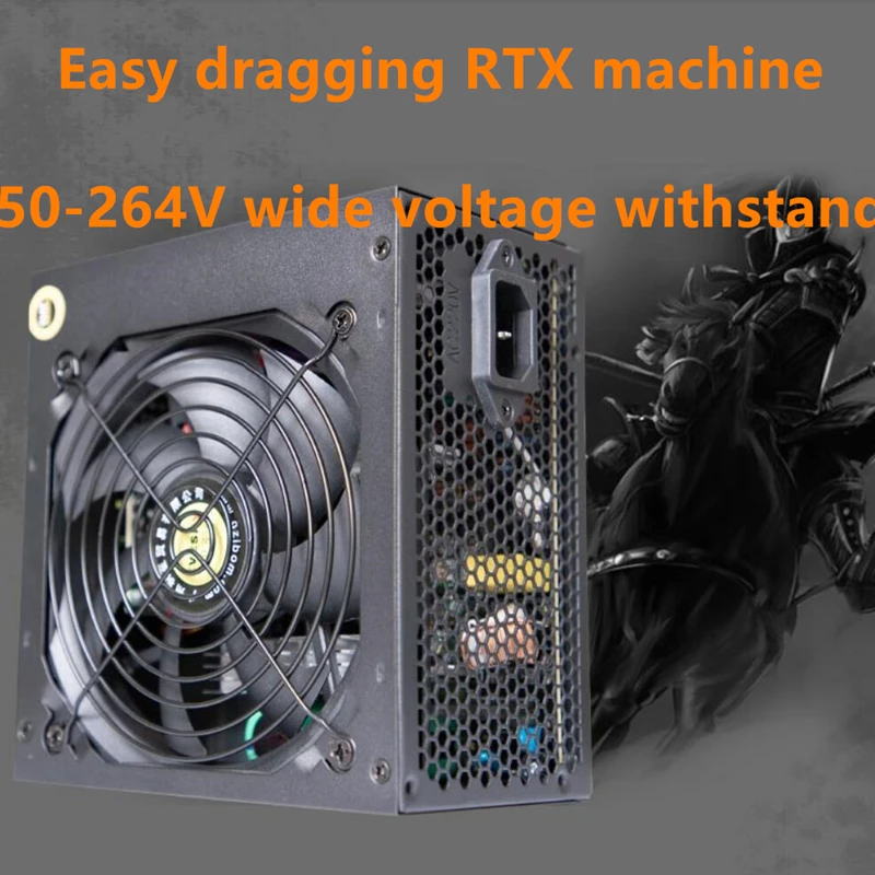 ПК PSU для Evesky I7 I9 RTX2080 активный PFC Интеллектуальный бесшумный бэклайн поддержка 500 Вт Электропитание Электрический конкурс 500