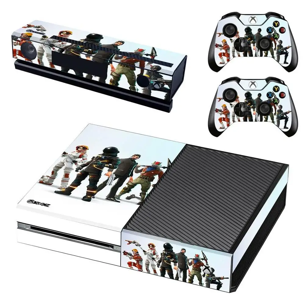 Новая наклейка для игровой кожи, полное покрытие для консоли Xbox One и Kinect и 2 контроллера для Xbox One, наклейка для кожи - Цвет: GSTM2035