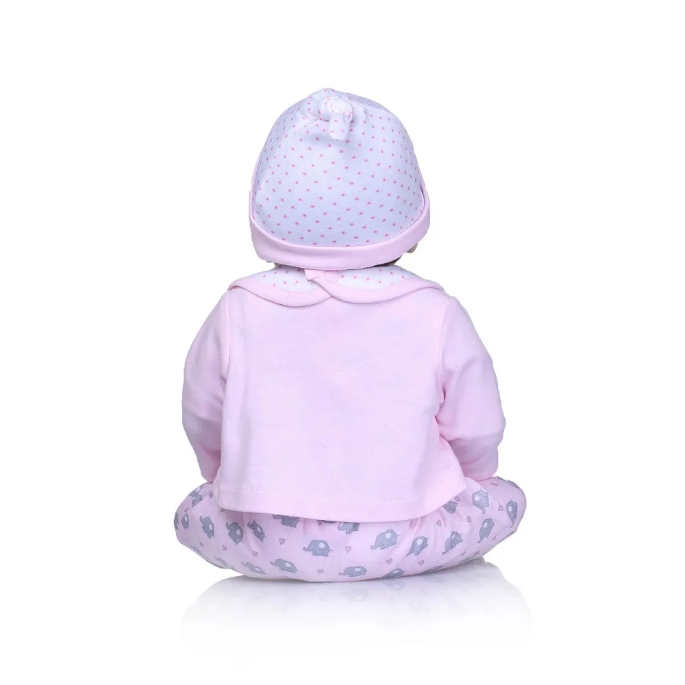 NPK 2" reborn куклы полное тело силиконовые reborn Младенцы парик Реалистичная девушка Bebe живой reborn bonecas дети подарки на день рождения игрушки