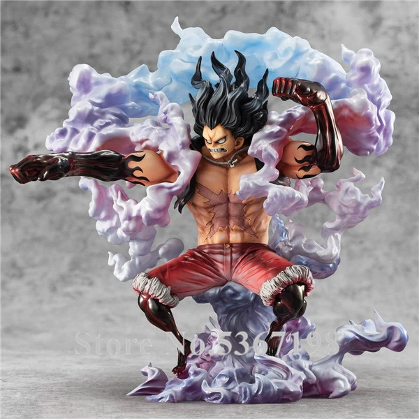 One piece Luffy 4 Snake Man ПВХ Аниме Фигурка цельная Обезьяна D Luffy Snake-Man Коллекция фигурка игрушка 28 см