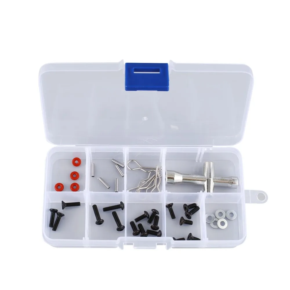 10-36 Compartment Slots Cells Portable Tool Box Electronic Parts Screw Beads Ring Jewelry Plastic Storage Box Container Holder