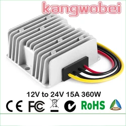 STEP UP BOOST dc dc boost module Power supply 12v car voltage converter frequency converter DC DC REGULATOR 12V TO 24V 20A 15A