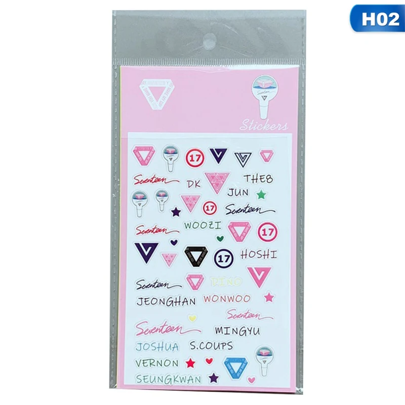 Дважды BLACKPINK SEVENTEEN GOT7 TXT ручка стикер декоративные наклейки DIY Дневник стикер