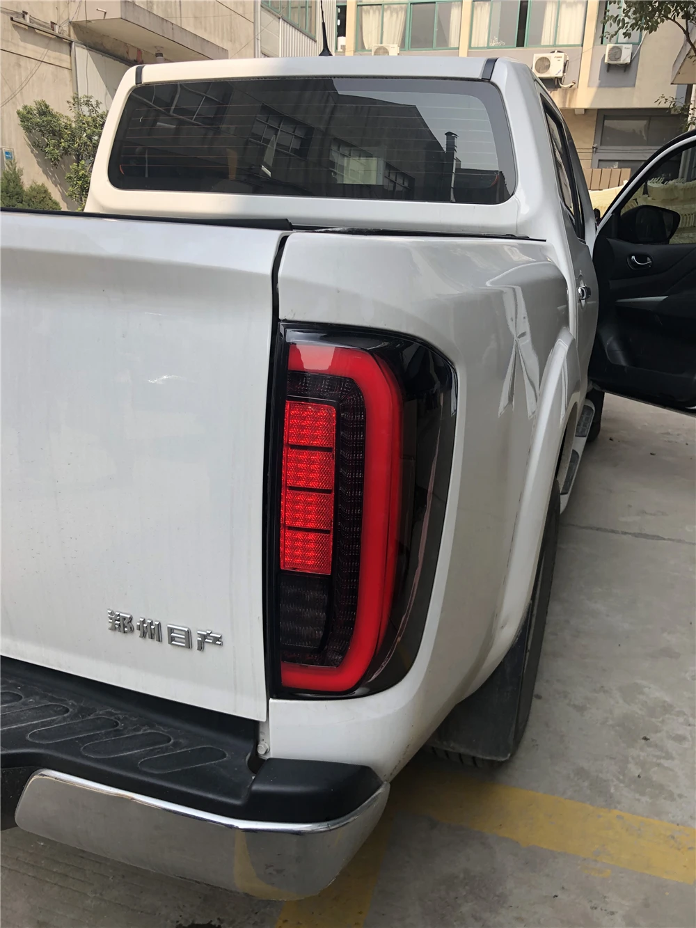 1 пара задних фонарей для Nissan Navara Np300 светодиодные задние фонари заднего хода стояночный Задний сигнал тормоза