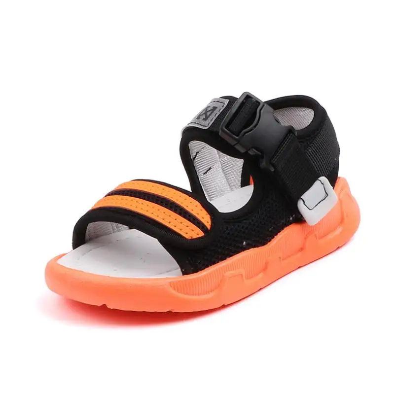 

Summer Boys Girls Sandals Kids Shoes Beach Children Sandals Open-Toe Breathable School Sport sandalia For Boys Flat