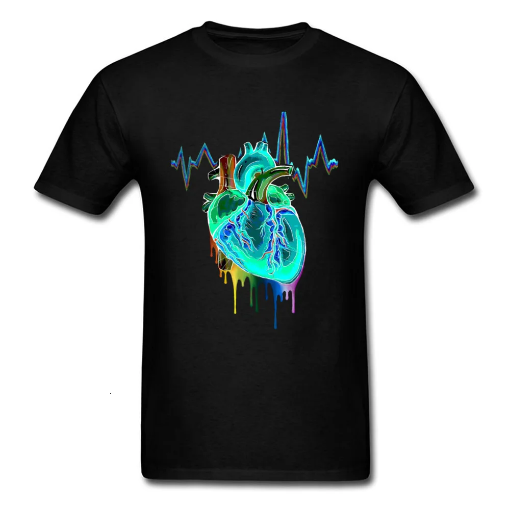 Midnite star The Creative Brain Funny Tops Shirt Summer Fall Round Neck Cotton Youth Top T-shirts Clothing Designer | Мужская одежда