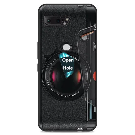 Для ASUS ROG Phone II чехол Phone2 ZS660KL ретро матовый Мягкий силиконовый чехол для задней крышки телефона чехол для ASUS ROG игровой телефон 2 - Color: A5