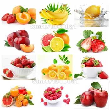 

5D DIY Diamond Painting Cross Stitch Fruit Full Drill Square Embroidery Home Decoration Diamond Art CC1588