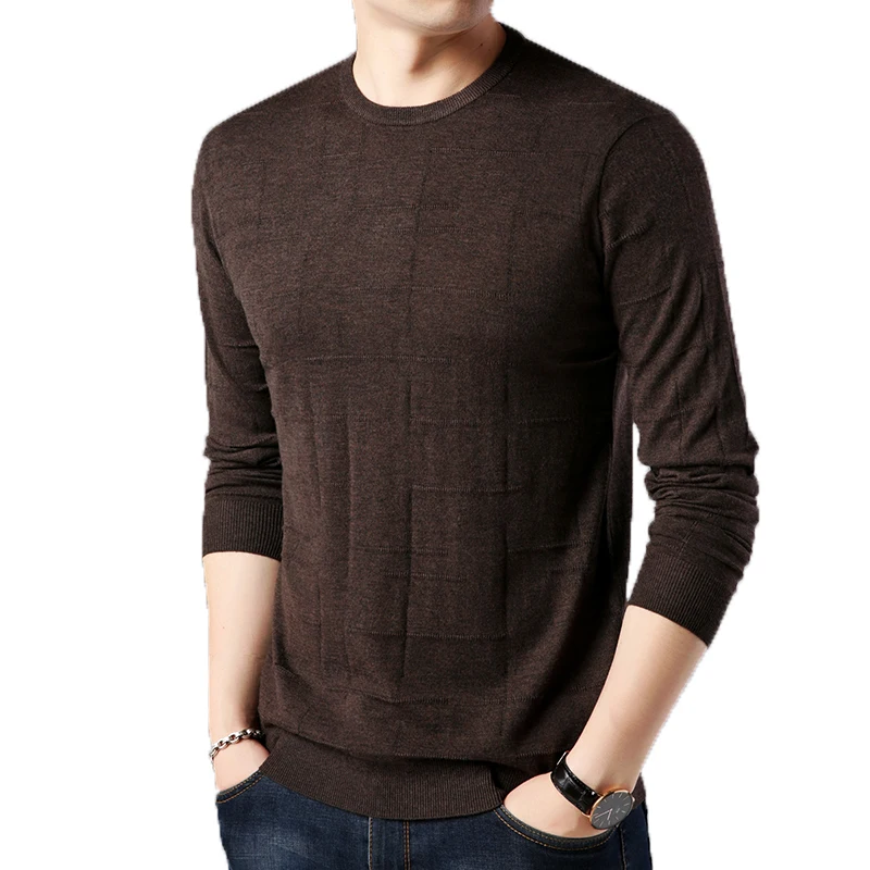 Winter Mens Sweaters 2019 Men Smart Casual O Neck Sweater Men Long Sleeve Pullover Male Jumper Sweater Fashion Clothes M-3XL