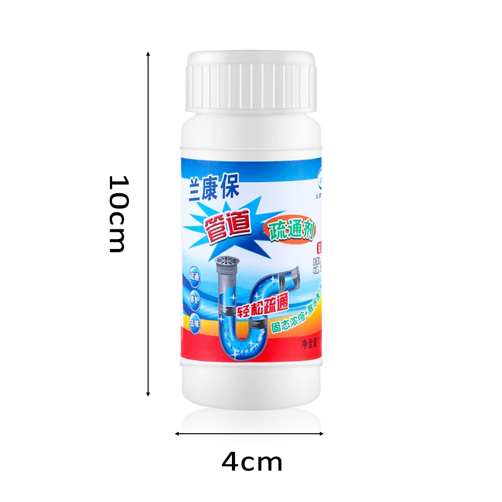 Sewer Pipe Hair Decomposition Cleaning Agent Anti-clogging Agent Through Sewer For Toilet Deodorant Household Clean Accessories