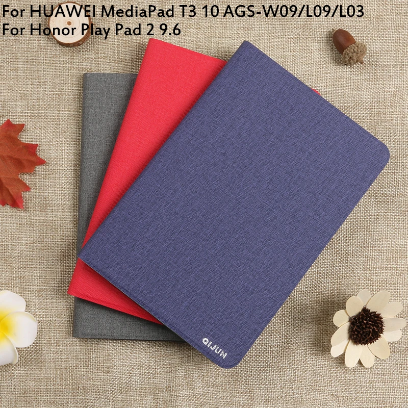 Флип-чехол для HUAWEI MediaPad T3 10 AGS-W09/L09/L03 Honor игровой коврик 2 9 6 &quotчехол планшета