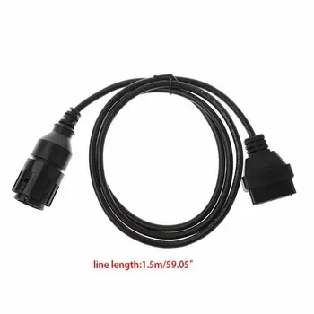 

Connector Diagnostic Cable Adapter ABS Black Converter Scanner Accessories