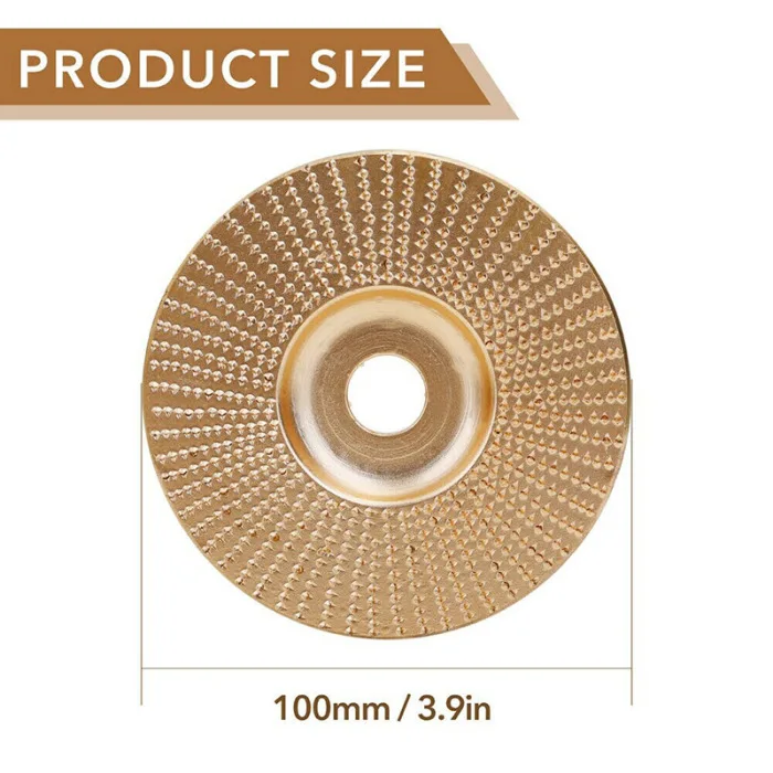 Tungsten Carbide Grinding Wheel 4 Sizes Available Woodworking Wood Angle Grinding Wheel BJStore