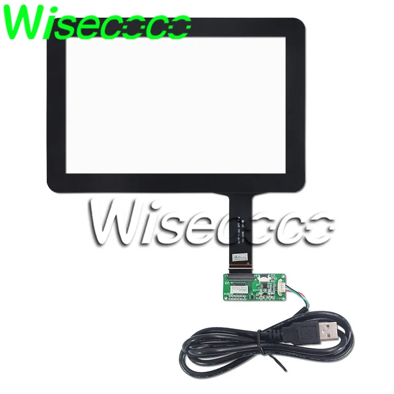 Wisecoco 8,2 дюймов емкостный сенсорный экран панель Датчик дигитайзер USB плата контроллера для BP082WX1-100 plug& play