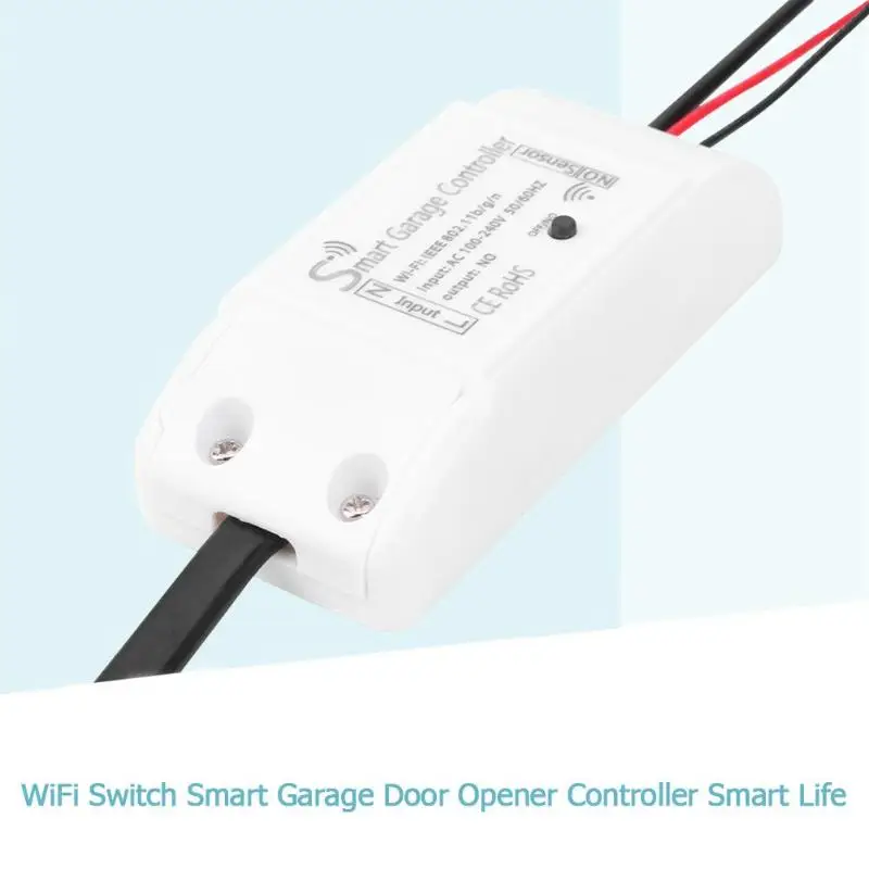 Открывалка для гаражной двери, WiFi переключатель, умный дверной Открыватель для Alexa Google Home IFTT США, широкая совместимость, наиболее распространенная