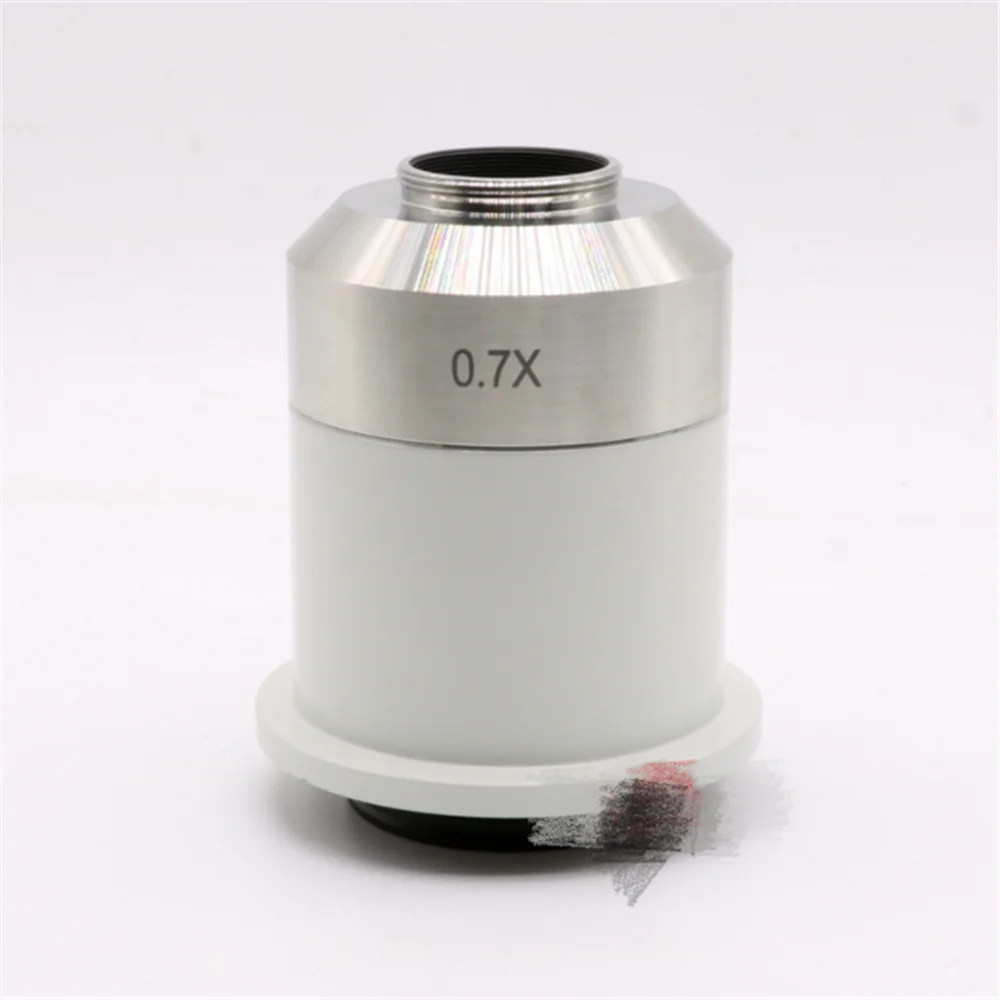 Микроскоп аксессуары CCD камера интерфейс с ТВ трубки Металл 0.35X 0.55X 0.7X 1X