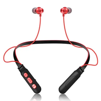 

Sports Wireless Bluetooth Earphone headphone Magnetic Attraction Head set Waterproof Earphone with Mic for all smart phone