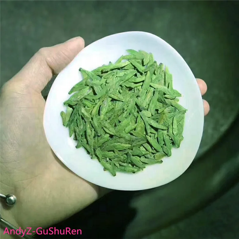 

2019 6A Chinese LongJing Green Tea Fresh Natural Organic Long Jing Tea Green Food For Slimming Beauty Health Care Lose Weight
