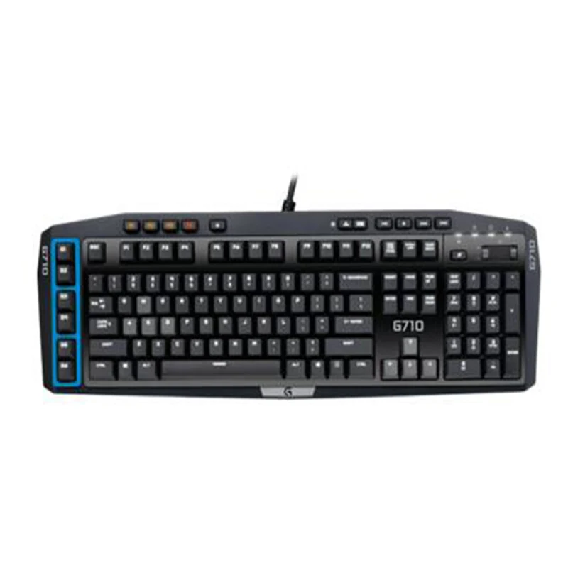 Logitech G710+ синяя Проводная игровая механическая клавиатура со светодиодной подсветкой Эргономичный программируемый Keybord