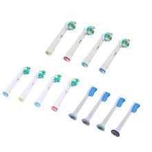 4 шт./компл. Электрический Зубная щётка головки Замена мягкой 4 Цвета Универсальный Ванная комната