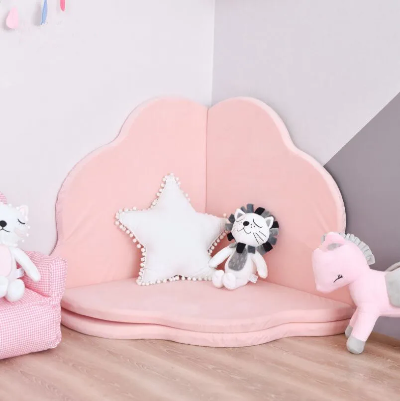 Детский игровой коврик, игрушки для детей, 4 лепестка INS, детский коврик пазл, развивающий коврик, ползающий тренажерный зал, складной детский ковер, украшение в детскую комнату