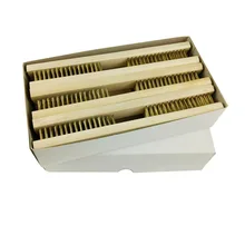 Проволочная щетка с деревянной ручкой медное покрытие 16-Line 6 колонок Чистящая Щетка из медной проволоки