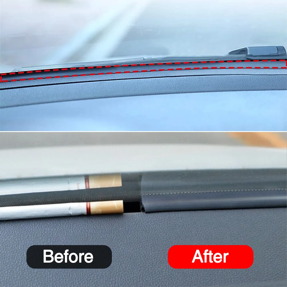 best car wax Car Dashboard Sealing Strip Sealant Strips Panel Seal Edge Gap Trim Sticker Moulding Noise Insulation Interior Auto Accessories waters car wash