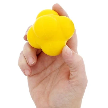 

Hexagonal Reaction Ball Silicone Agility Coordination Reflex Exercise Sports Fitness Training Ball Fitness Equipments Hand Grips