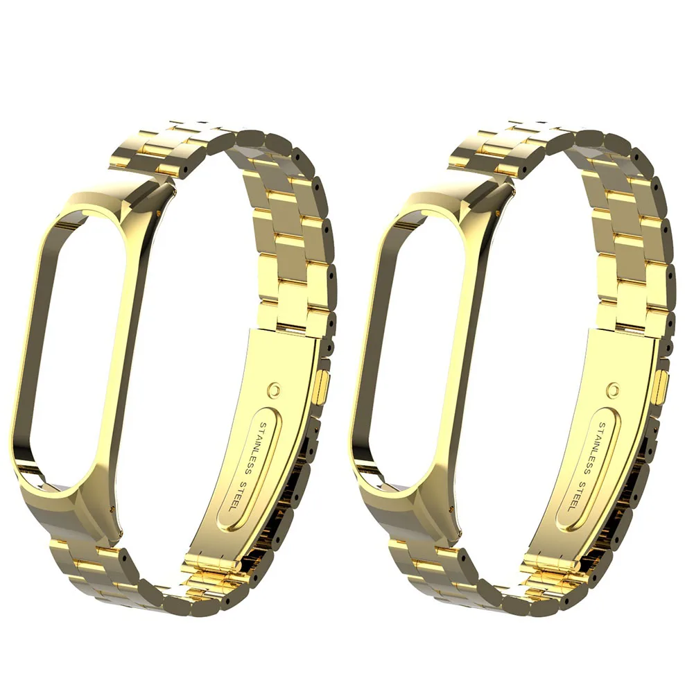 

2PCS Magnetic Suction Portable Accessories Durable Buckle Watchband Adjustable Three Beads Metal Practical For Xiaomi 4