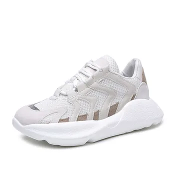 

Sneakers women super fire net red wild thick bottom breathable dad shoes women 2020 spring new running shoes white shoes