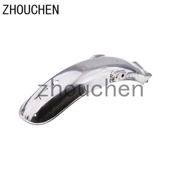

Stainless Steel Short Front & Rear Fender Wheel Splash Guard Cover for Honda CG 125 Motorbike - Chrome